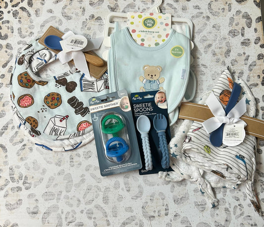 Spoons, Bibs, Soother -Rowe Baby