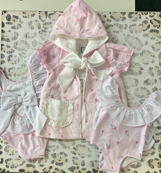 Hamner Hill Tulips Scalloped One Piece