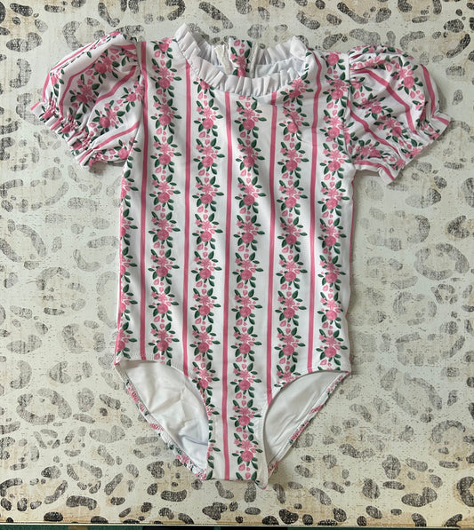 Hamner Hill The Lynlee Bubble Sleeve One Piece