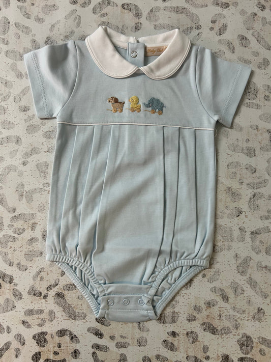 Baby Club Chic Sweet toys Bubble with Round Collar - light blue
