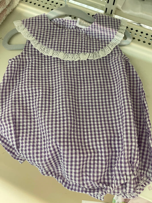 Lil Cactus Purple Check Bubble