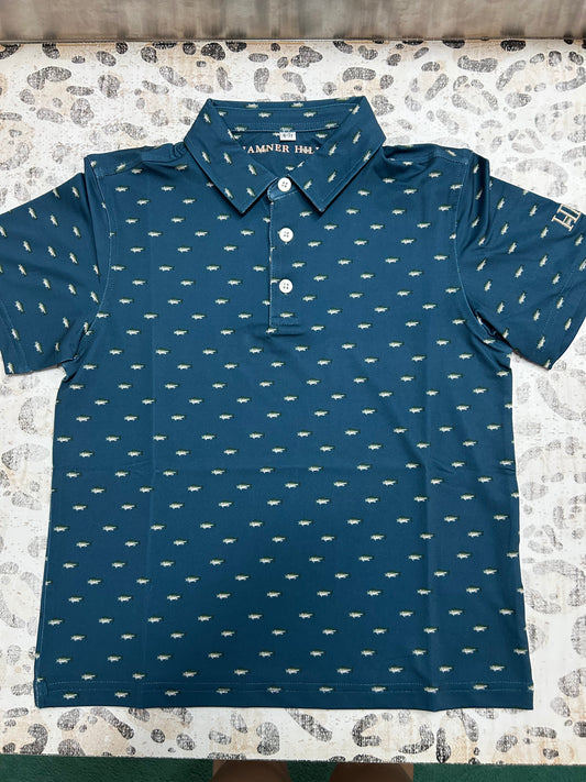 Hamner Hill Boys Rippin Lips Performance Polo