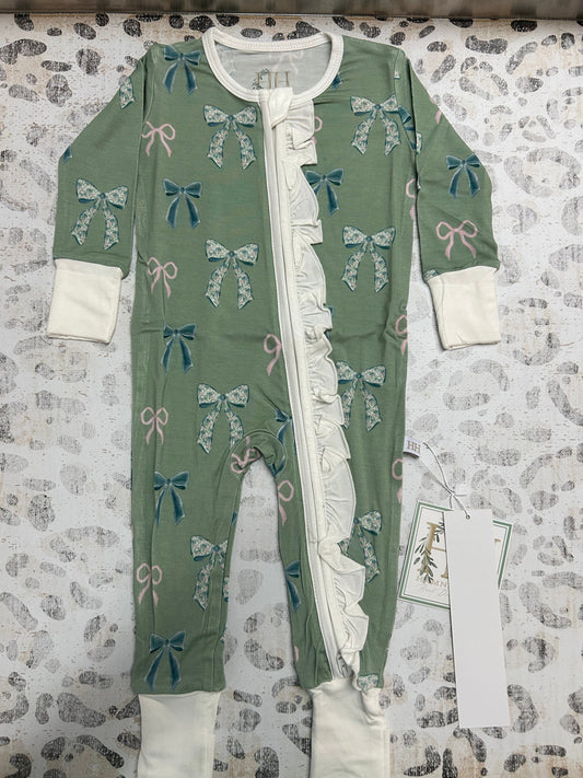 Hamner Hill Girls Fall in Bloom Double Zipper Romper