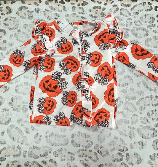 Coquette Pumpkin Onesie