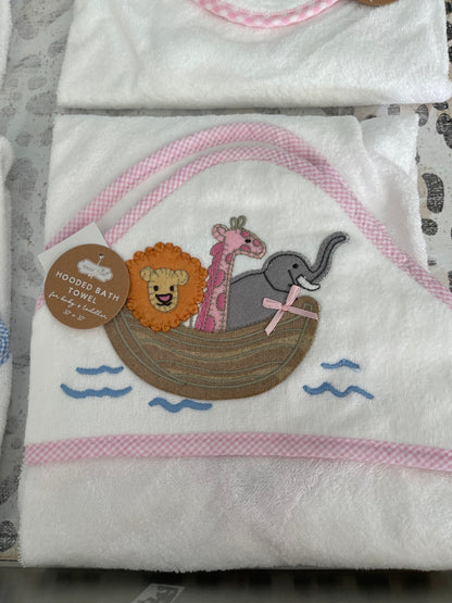 Mudpie Appliqué Hooded Towels