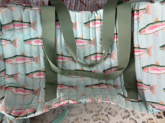 Hamner Hill Trout Quilted Duffle Bag