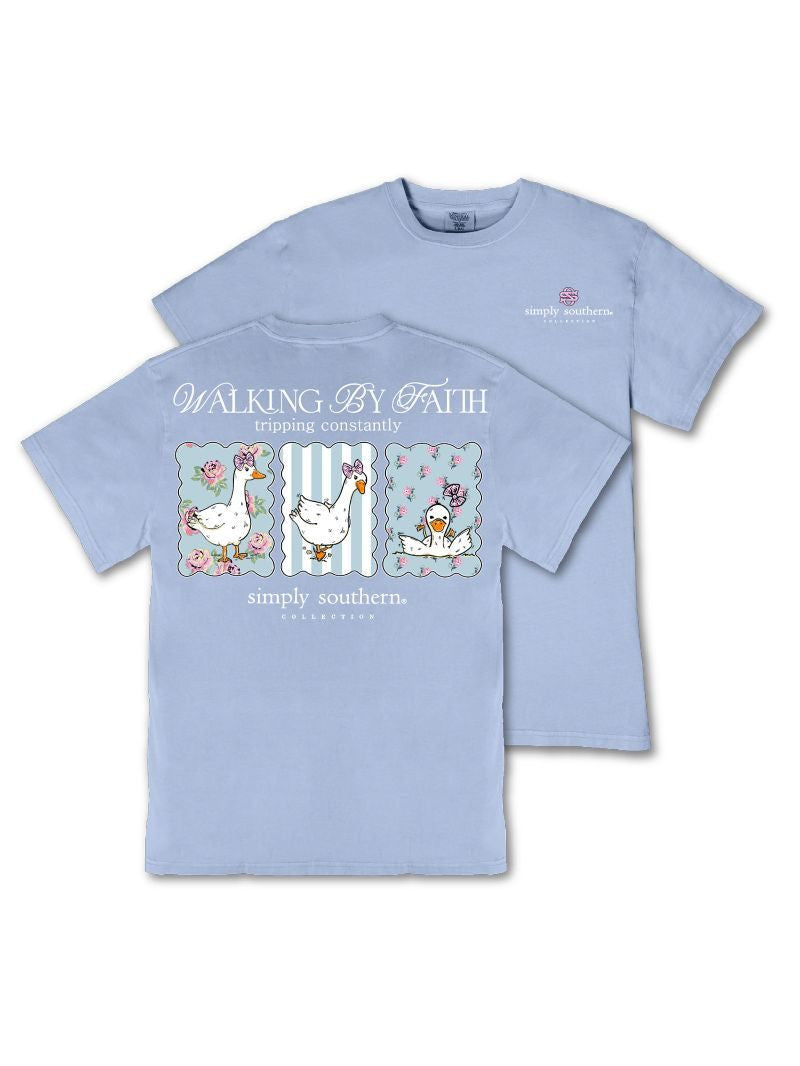 Simply Southern Walking in Faith Shirt