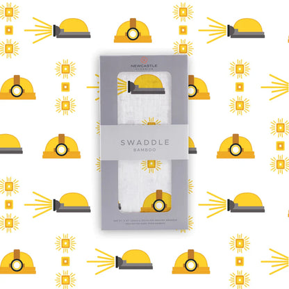 Newcastle Classics Hard Hat Bamboo Swaddle Blanket