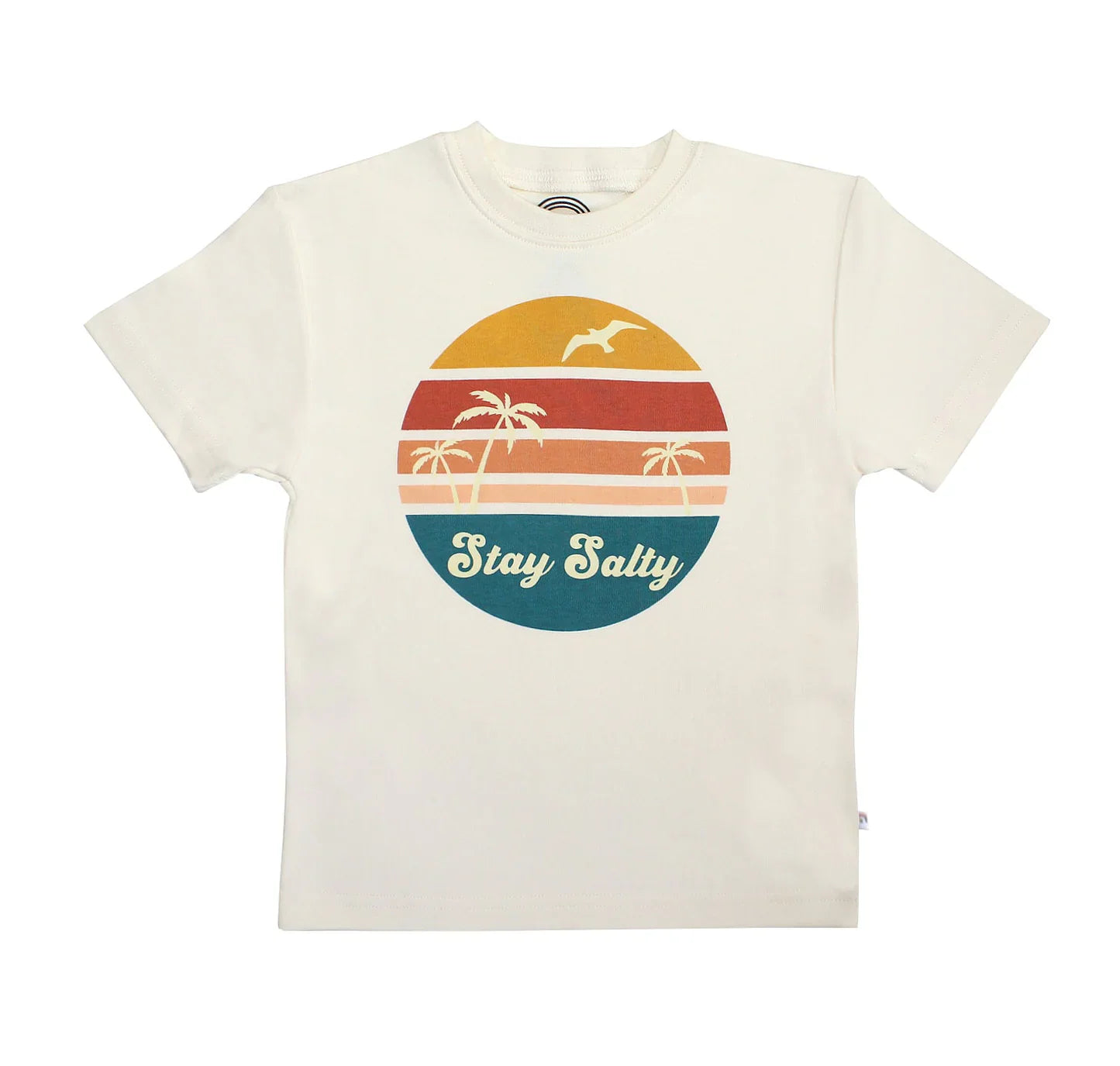 Emerson & Friends Stay Salty Cotton Short Sleeve Shirt