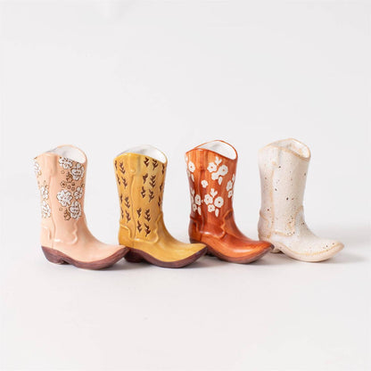 Mini Cowgirl Boots (4 Designs) (Pk/08 Ast)