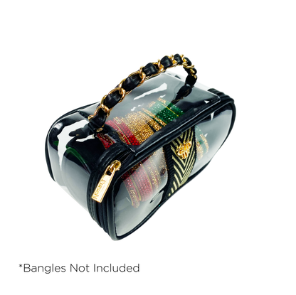 Bombshell Bangle Bar -  Gold Chevron