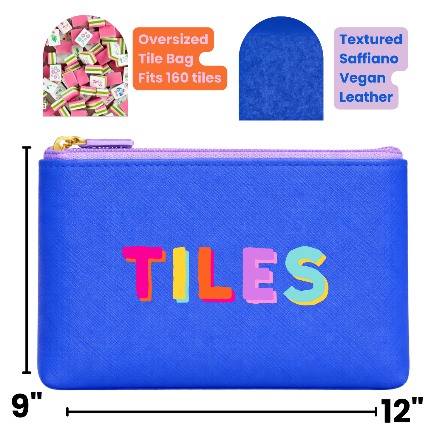 Mahjong Tile Storage Bag Mahjong Gift | 4 Colors *NEW