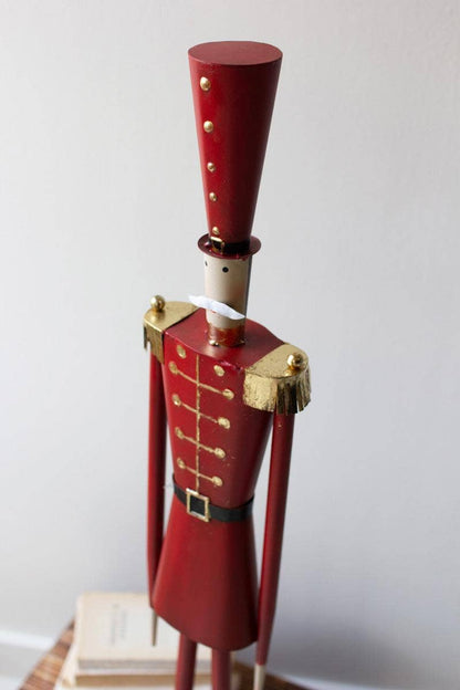PAINTED METAL CHRISTMAS SOLDIERS