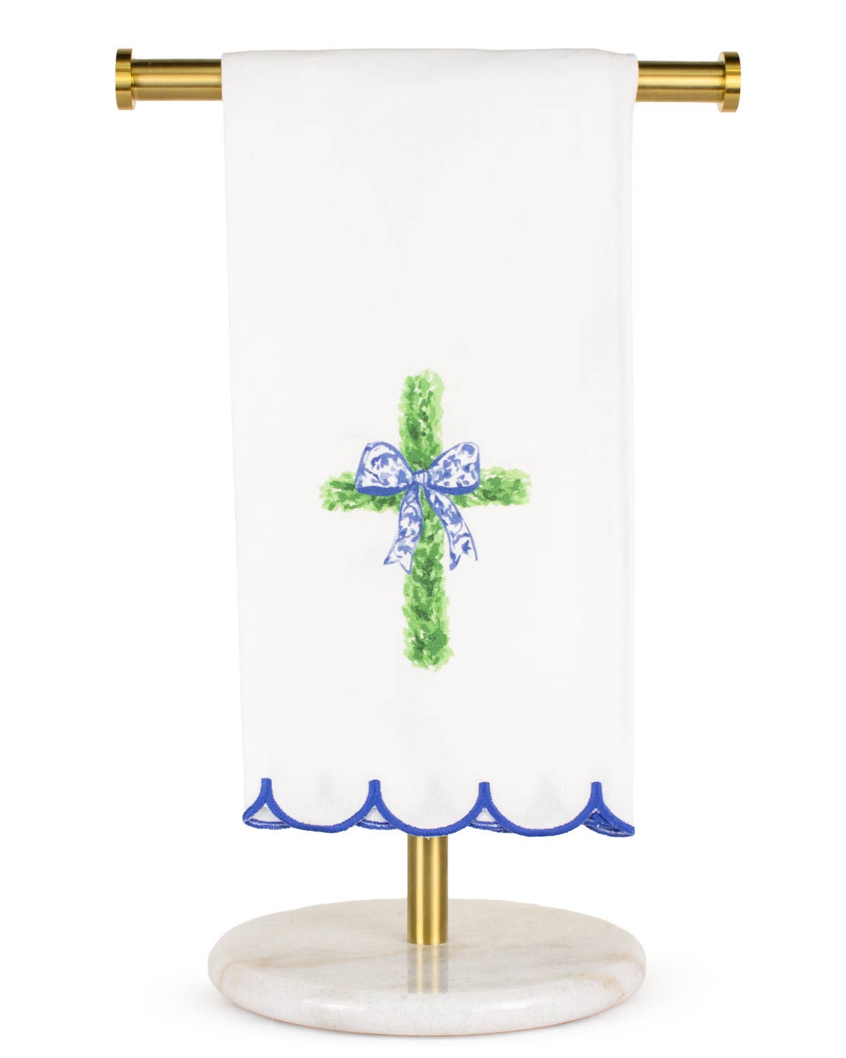 The Royal Standard Boxwood Cross Hand Towel