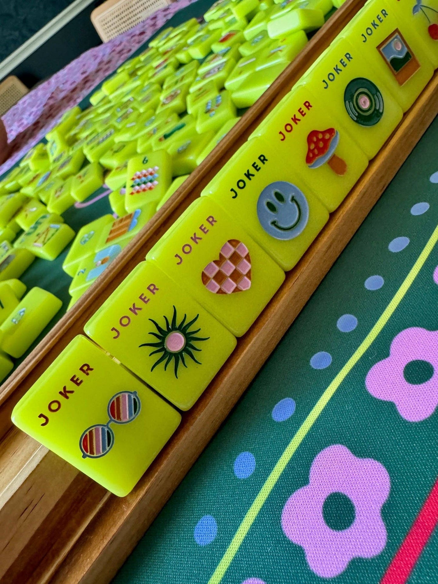 Mahjong Mod Tiles - Chartreuse