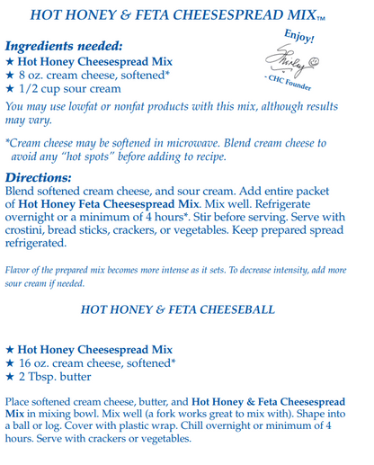 Hot Honey & Feta Cheesespread Mix