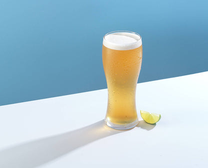 Callen Beer Pint Glasses, Set of 4 Heavy Base Drinking Glass