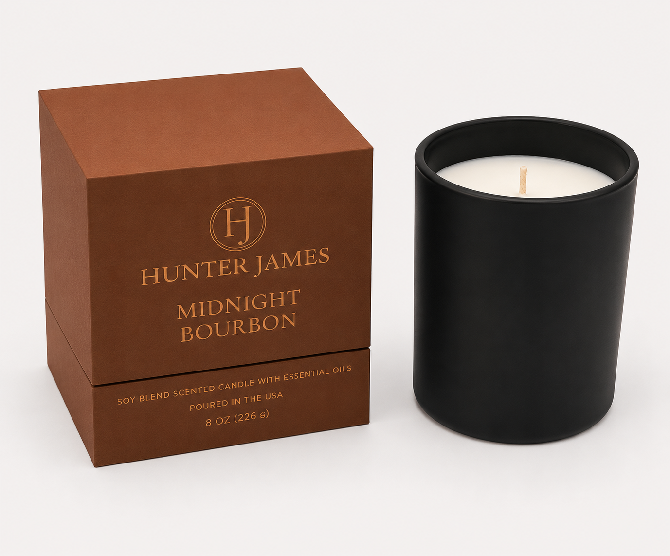 Midnight Bourbon Candle