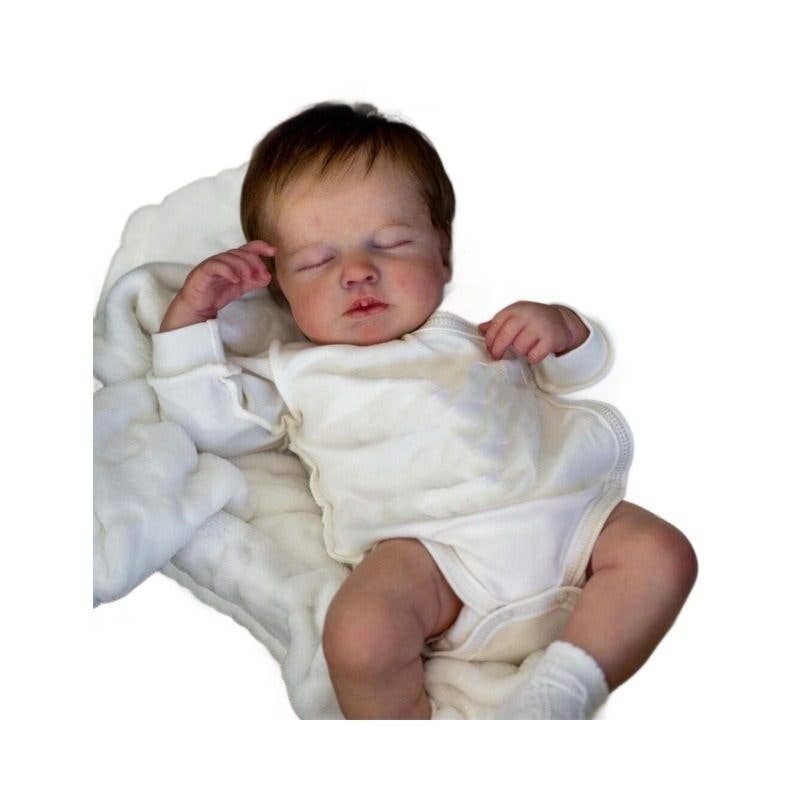 49Cm Reborn Baby Doll Loulou With 3D Veins Soft Vinyl Gift