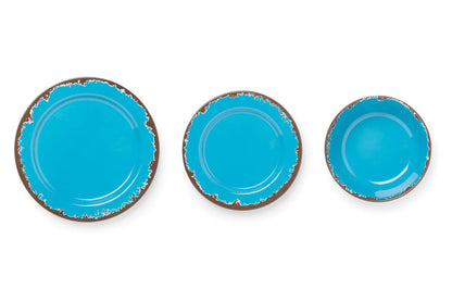Fox Run Melamine Dinnerware, Set of 12, Multicolor