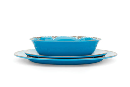 Fox Run Melamine Dinnerware, Set of 12, Multicolor