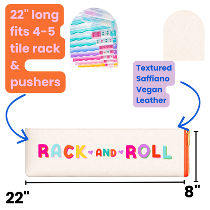 Mahjong Rack Storage Bag Mahjong Gift Leather | 4 Colors