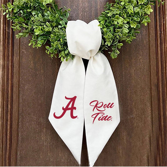 Alabama Logo Embroidered Wreath Sash