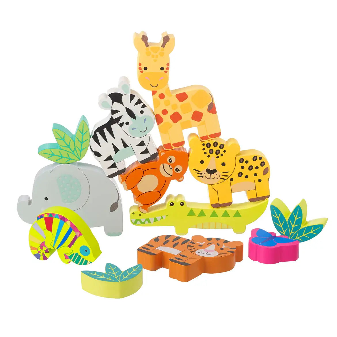 Stacking Jungle Animals – The Charming Cottage
