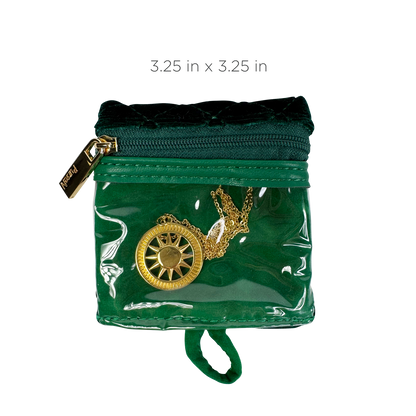 PurseN Getaway Jewelry Case - Emerald Velvet