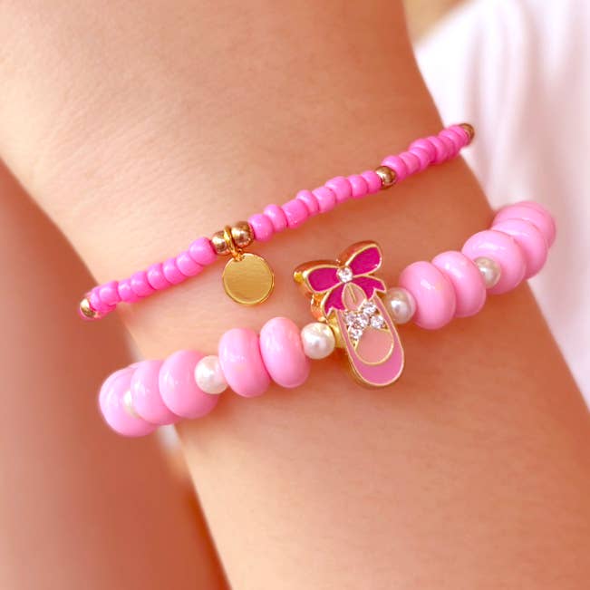 Bead Believer | Ballet Shoe Sparkle Bracelet