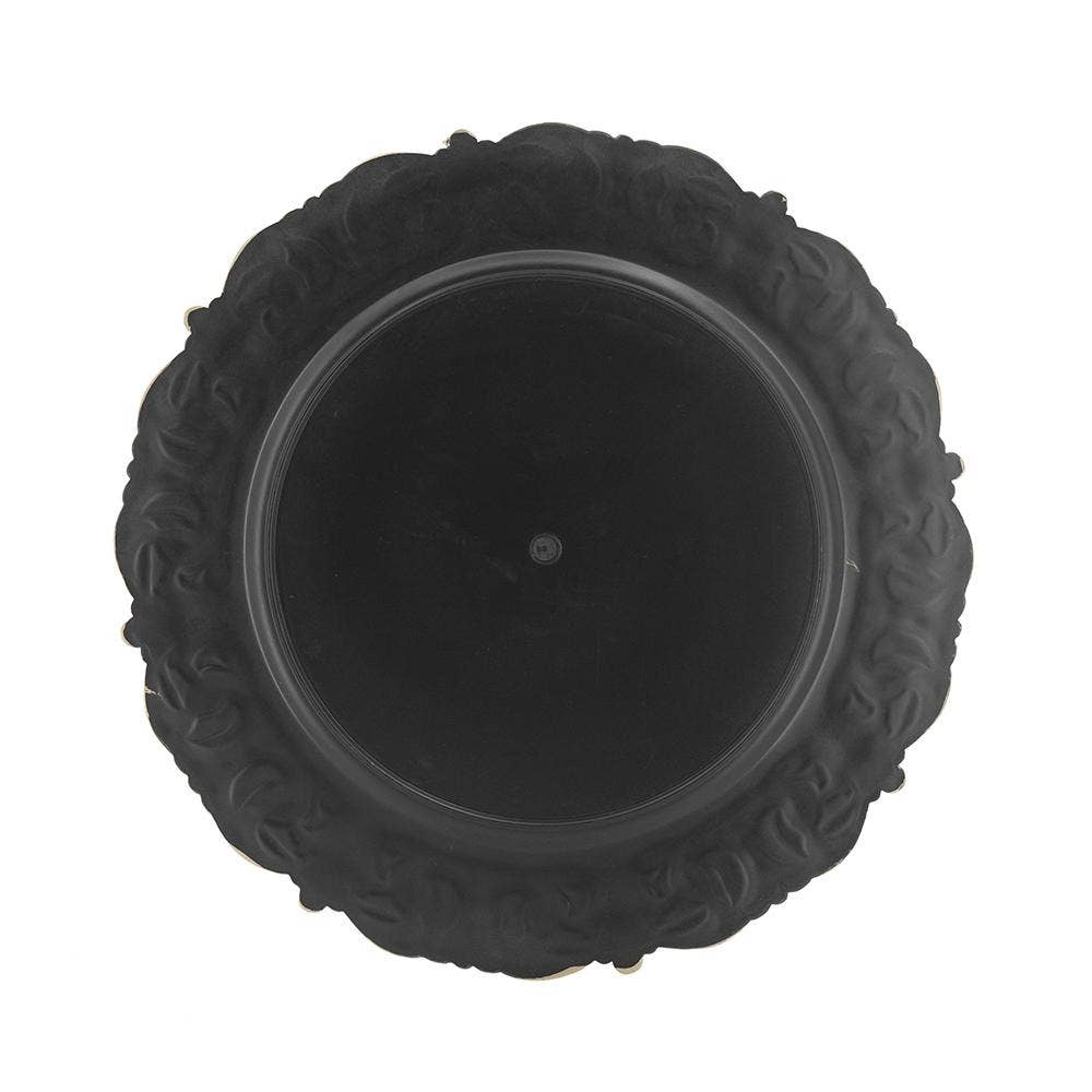 D14" Azure Baroque Plastic Charger