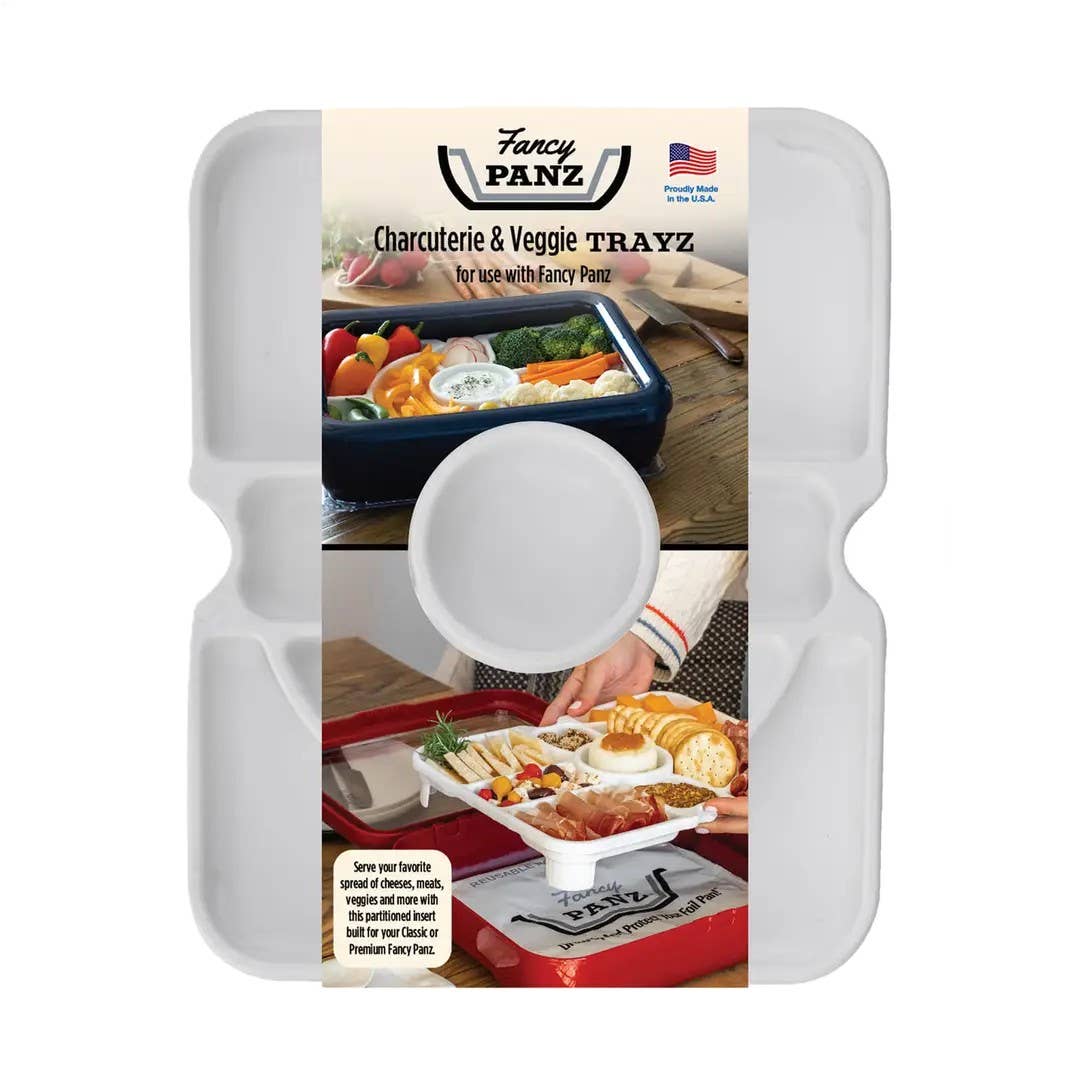 Fancy Panz® Accessory - Charcuterie & Veggie Trayz Insert