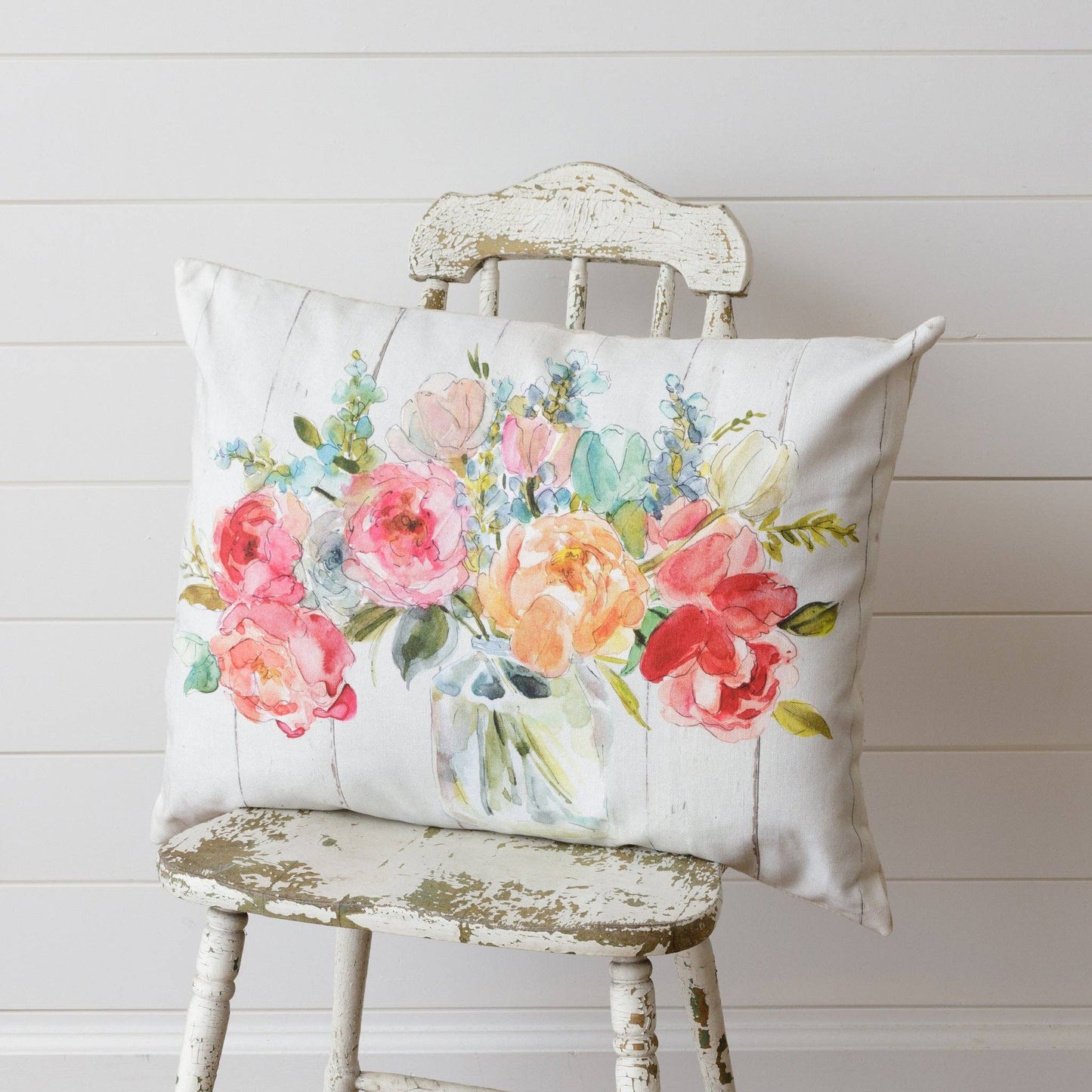 Pillow - Watercolor Flowers (PC)
