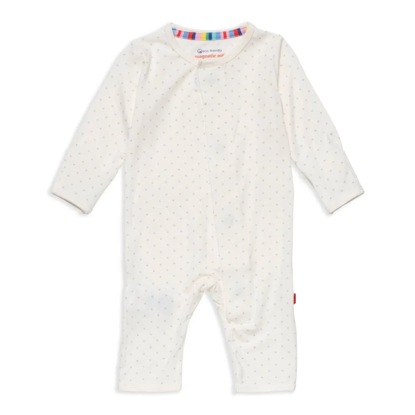 Magnetic Me Pin Dot Cream Modal Magnetic Coverall